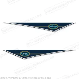 B-gw-v-248-pnd-26 Discontinued Decals Fits Grady White Voyager 248 Pendant For Early 90s Boats - 37 Inch Long