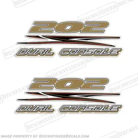 B-hs-202 Discontinued Decals Fits Hydrasports 202 Dual Console Logo Decal
