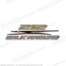 B-hs-212-wa Discontinued Decals Fits Hydrasports 212 Walk Around Decal