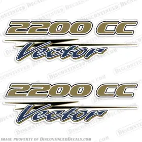 B-hs-2200-v Discontinued Decals Fits Hydra-sports 2200 Vector Center Console Decal