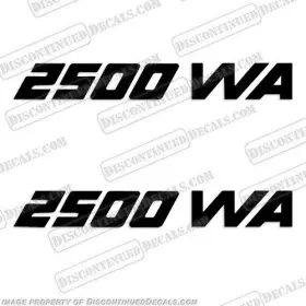 B-hs-2500-wa Discontinued Decals Fits Hydrasports 2500 Wa Decal Set Of 2