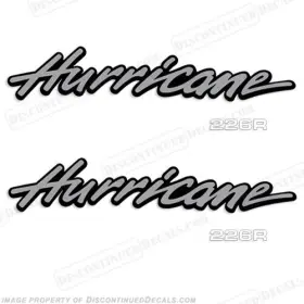 B-hur-226r Discontinued Decals Fits Hurricane 226r Fun Deck By Godfrey Marine 1999 Boat Logo