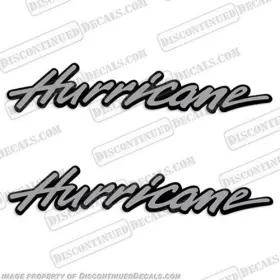 B-hur-g-32 Discontinued Decals Fits Hurricane By Godfrey Marine Boat Logo 32 Inch Long