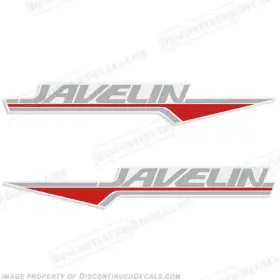 B-j-2c Discontinued Decals Fits Javelin Boat Set Of 2 - Color