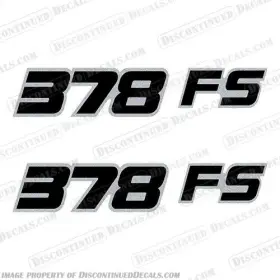B-j-378-fs Discontinued Decals Fits Javelin 378 Fs Boat Set Of 2