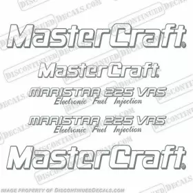 B-mc-maristar-225-vrs Discontinued Decals Fits Mastercraft Maristar 225 Vrs Electronic Fuel Injection Boat Decal - 2 Color