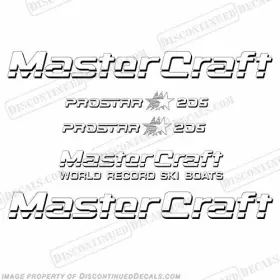 B-mc-prostar-205 Discontinued Decals Fits Mastercraft Pro Star 205 Boat