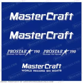 B-mc-ps-190-efi Discontinued Decals Fits Mastercraft Prostar 190 Electronic Fuel Injection Boat