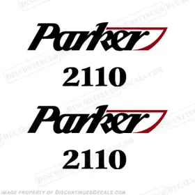 B-park-2110 Discontinued Decals Fits Parker 2110 Logo Decal Set Of 2