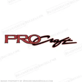 B-pc-13-r Discontinued Decals Fits Tracker Marine Pro Craft Boat Decal 13 Inch - Red