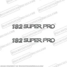 B-pc-192-sp Discontinued Decals Fits Pro Craft Boats 192 Super Logo Set Of 2
