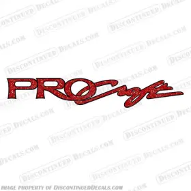 B-pc-mr-47 Discontinued Decals Fits Tracker Marine Pro Craft Boat Decal - Metallic Red 47 Inch Long