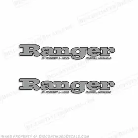 B-r-r71 Discontinued Decals Fits Ranger R71 Set Of 2