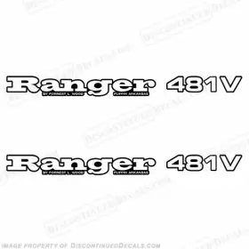B-ra-481v Discontinued Decals Fits Ranger 481v Set Of 2 - Any Color