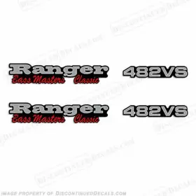 B-ra-482vs-bm Discontinued Decals Fits Ranger 482vs Bass Masters Classic
