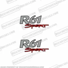 B-ra-r61 Discontinued Decals Fits Ranger R61 Sport Set Of 2