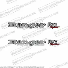 B-ra-sp-r73 Discontinued Decals Fits Ranger R73 Sport Set Of 2