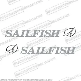 B-sail-fsh-36 Discontinued Decals Fits Sailfish Boat Logo 36 Inch