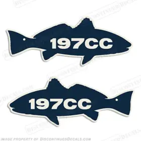 B-sf-197cc Discontinued Decals Fits Sea Fox 197cc
