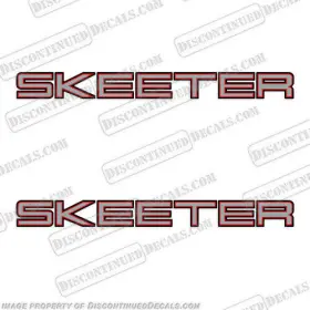 B-sk-lgo-s-56 Discontinued Decals Fits Skeeter Boat Logo Decal - Silver Letters 56 Inch Long