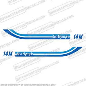 B-sn-14m Discontinued Decals Fits Sea Nymph 14m Boat Stripe Decal Kit