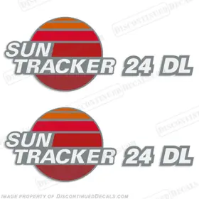 B-st-24-dl Discontinued Decals Fits Sun Tracker 24 Dl Pontoon Boat Set Of 2