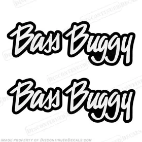 B-st-bb-23 Discontinued Decals Fits Sun Tracker Bass Buggy Pontoon Boat Set Of 2 - 8 Inch High X 23 Long