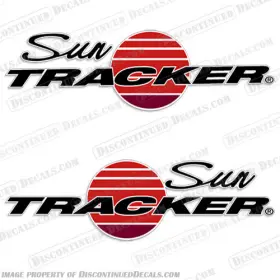 B-st-pb21-99 Discontinued Decals Fits Sun Tracker Party Barge 21 Boat Set Of 2 - Version 1999-2000
