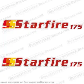 B-star-175 Discontinued Decals Fits Skeeter Starfire 175 Set Of 2