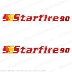 B-star-90 Discontinued Decals Fits Skeeter Starfire 90 Set Of 2