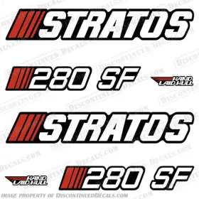 B-str-boat-280-full Discontinued Decals Fits Stratos Boats 280 Sf Full Kit Boat