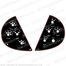 B-str-dash-97-part Discontinued Decals Fits Stratos Dashboard - 295 Pro Elite Dc Partial Kit