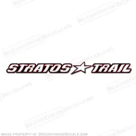 B-str-trl-24 Discontinued Decals Fits Stratos Trail Logo Decal - 24 Inch