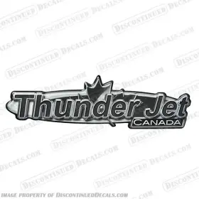 B-th-j-ca-20 Discontinued Decals Fits Thunder Jet Canada Boat Decal - 20 Inch Long