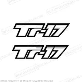 B-tr-17 Discontinued Decals Fits Triton Tr-17 Set Of 2