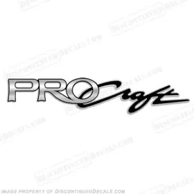 B-tra-pc-47-ch Discontinued Decals Fits Tracker Marine Pro Craft Boat Decal 47 Inch - Chrome