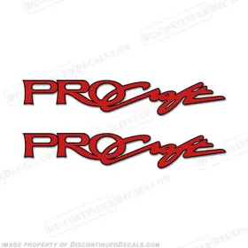 B-tra-pc-52-r Discontinued Decals Fits Tracker Marine Pro Craft Boats Logo 52 Inch - Red