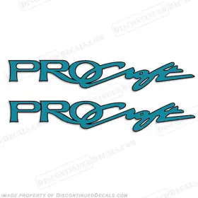 B-tra-pc-52-t Discontinued Decals Fits Tracker Marine Pro Craft Boats Logo 52 Inch - Teal