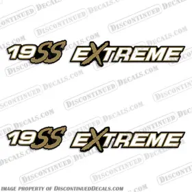 Bl-19ss-ex-g Discontinued Decals Fits Stratos 19ss Extreme Boat Set Of 2 - Gold
