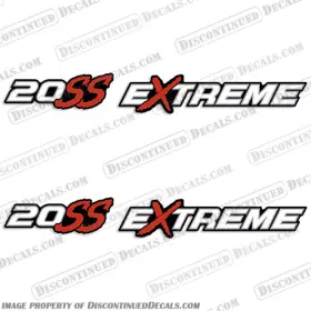 Bl-20ss-ex Discontinued Decals Fits Stratos 20ss Extreme Boat Set Of 2