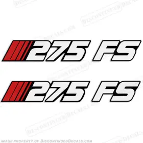 Bl-275-fs-90 Discontinued Decals Fits Stratos 275 Fs Fish/ski Boat Set Of 2