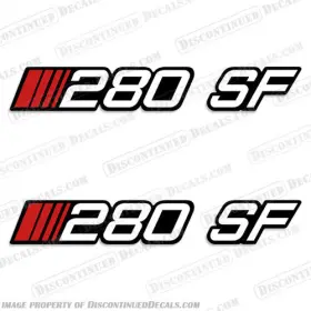 Bl-280-fs-90 Discontinued Decals Fits Stratos 280 Sf Ski/fish Boat Set Of 2
