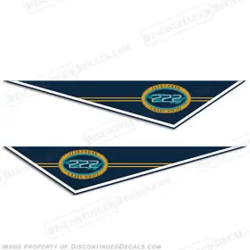 Bl-gw-222-pnd Discontinued Decals Fits Grady White Fisherman 222 Pendant