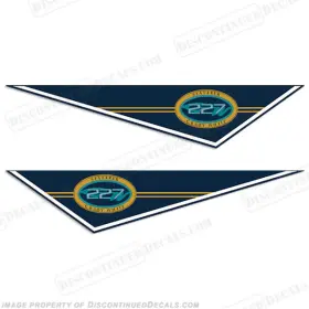 Bl-gw-227-pnd Discontinued Decals Fits Grady White Seafarer 227 Pendant