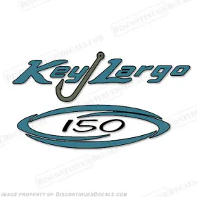Bl-kl-150-b Discontinued Decals Fits Key Largo 150 Bay Boat Decal