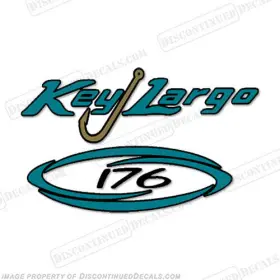Bl-kl-176-b Discontinued Decals Fits Key Largo 176 Center Console Decal