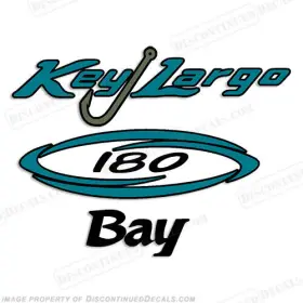 Bl-kl-180-b Discontinued Decals Fits Key Largo 180 Bay Boat Decal