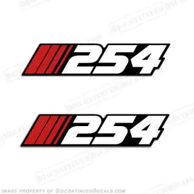 Bl-st-254 Discontinued Decals Fits Stratos Inch 254 Decal Set Of 2