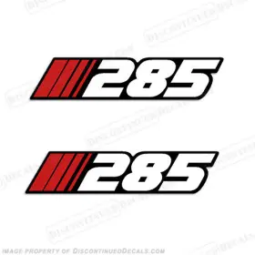 Bl-st-285 Discontinued Decals Fits Stratos Inch 285 Decal Set Of 2