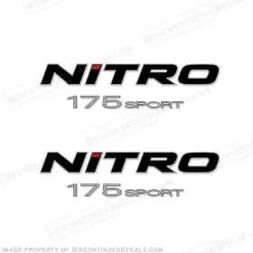 Bl-tkr-nitro-175-spt Discontinued Decals Fits Tracker Marine Nitro 175 Sport Boat Set Of 2 Bl-tkr-nitro-175-spt Discontinued Decals Fits Tracker Marine Nitro 175 Sport Boat Set Of 2